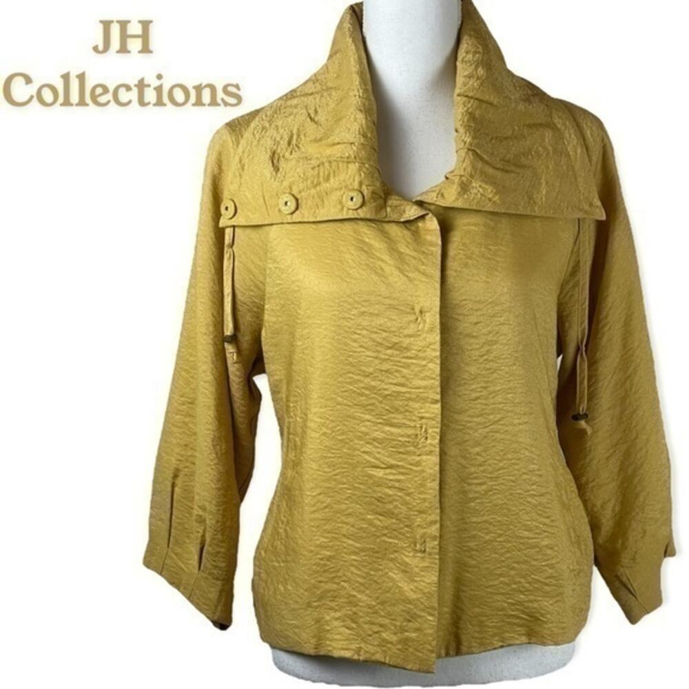JH Collectibles Metallic Gold Party Event Date Night Jacket NWOT Size L